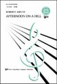 Afternoon on a Hill SA choral sheet music cover